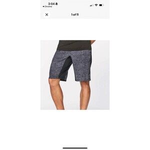 Lululemon T.H.E The Short Linerless 9" Men's Size Large Running Training Grey
